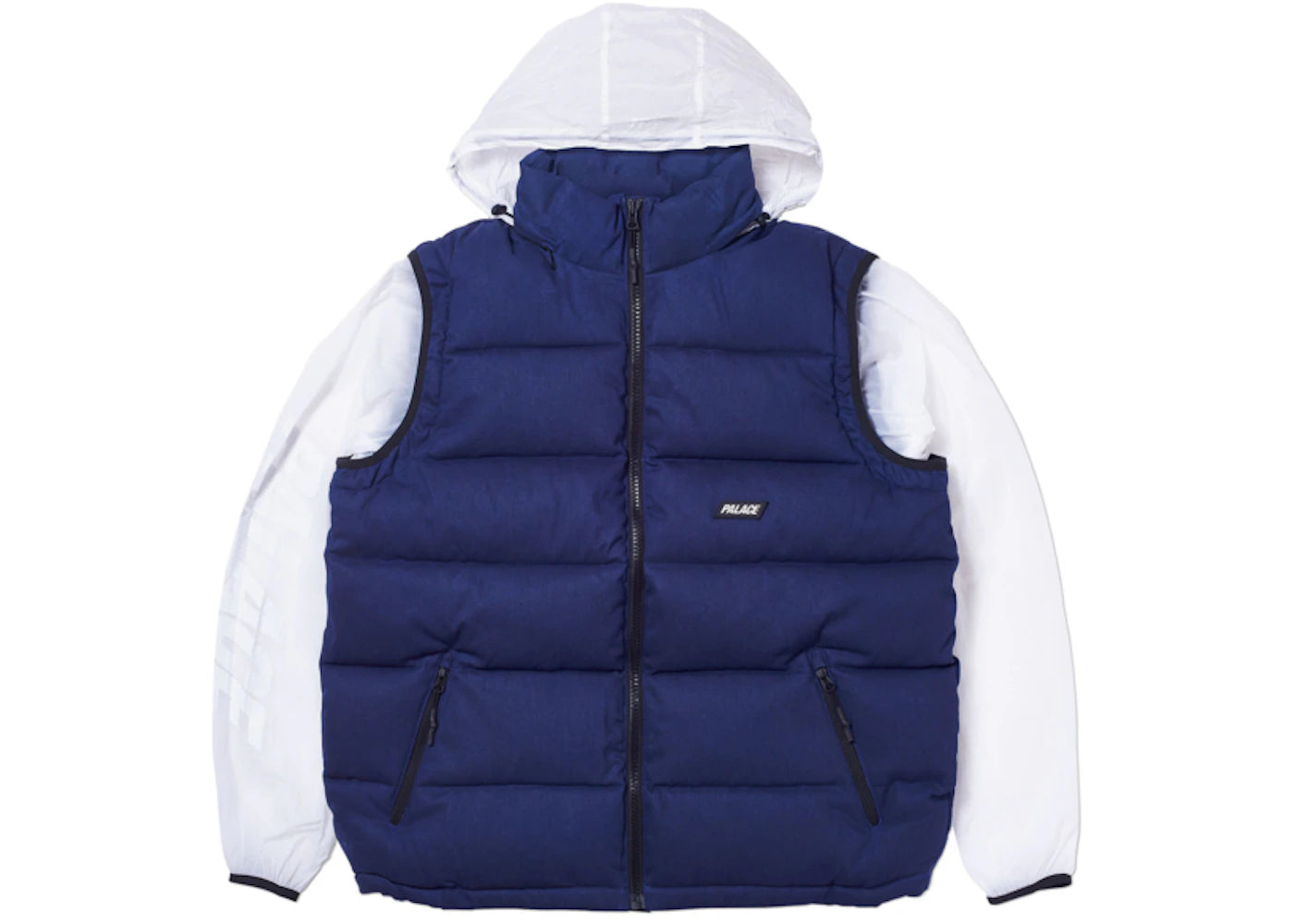 Palace Reacto Puff Zip Off Jacket Blue