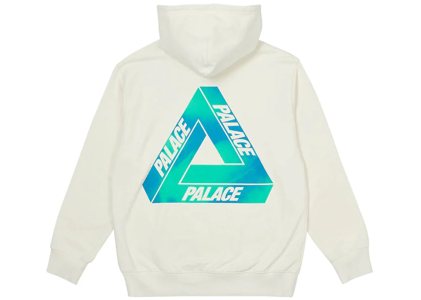 Palace Reacto Tri-Ferg Hood White