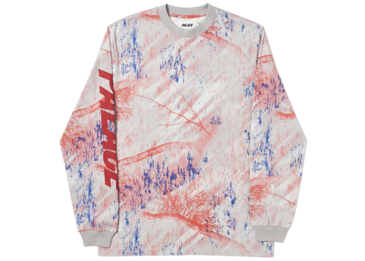 Palace Real Tree Fishing Longsleeve Grey