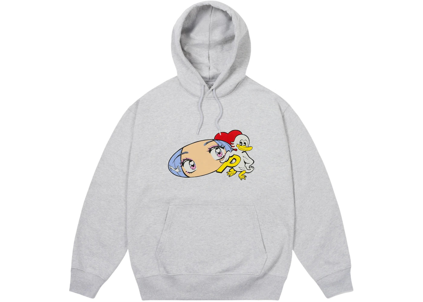 Palace Rear View Hood Grey Marl