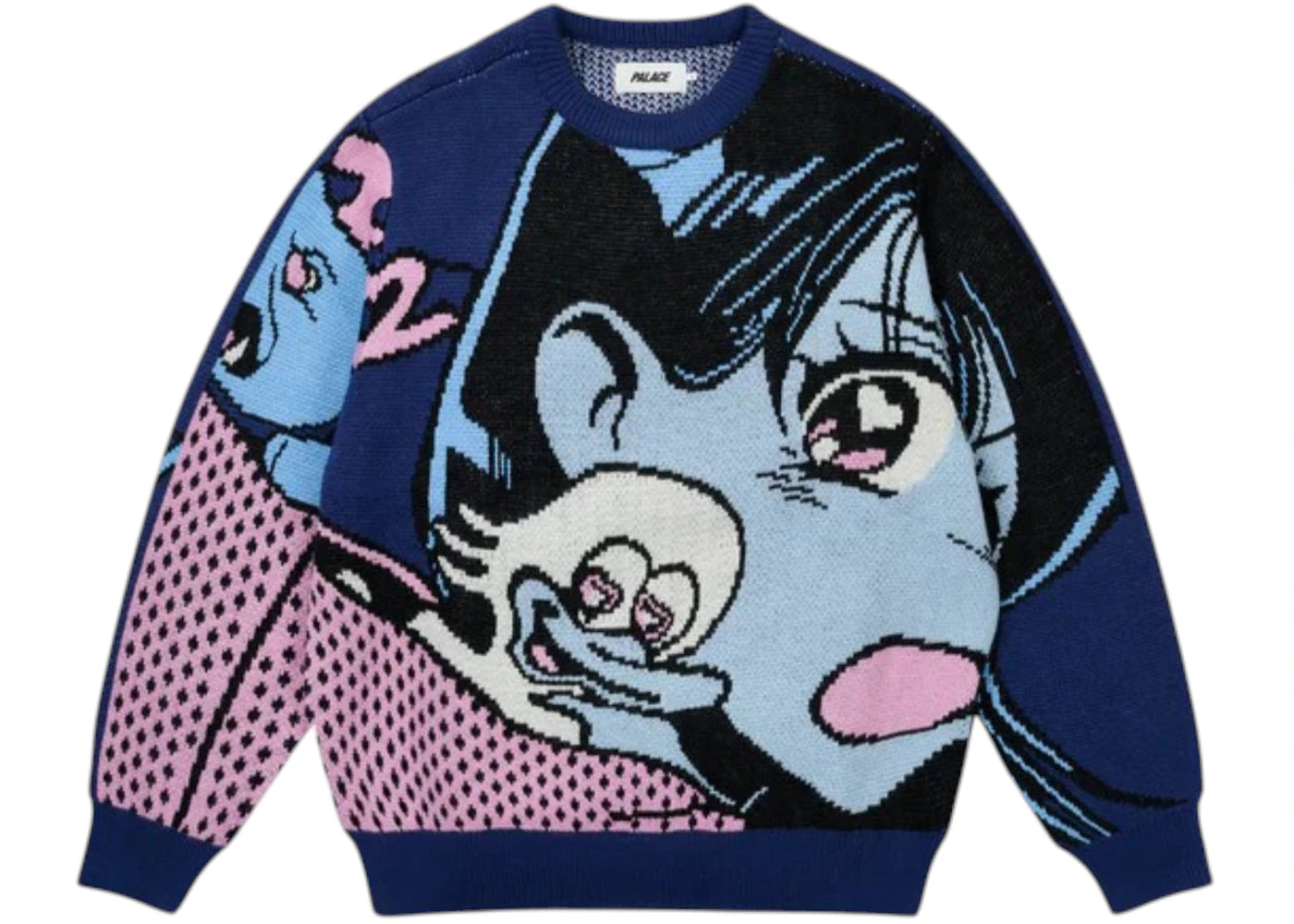 Palace Rear View Knit Blue