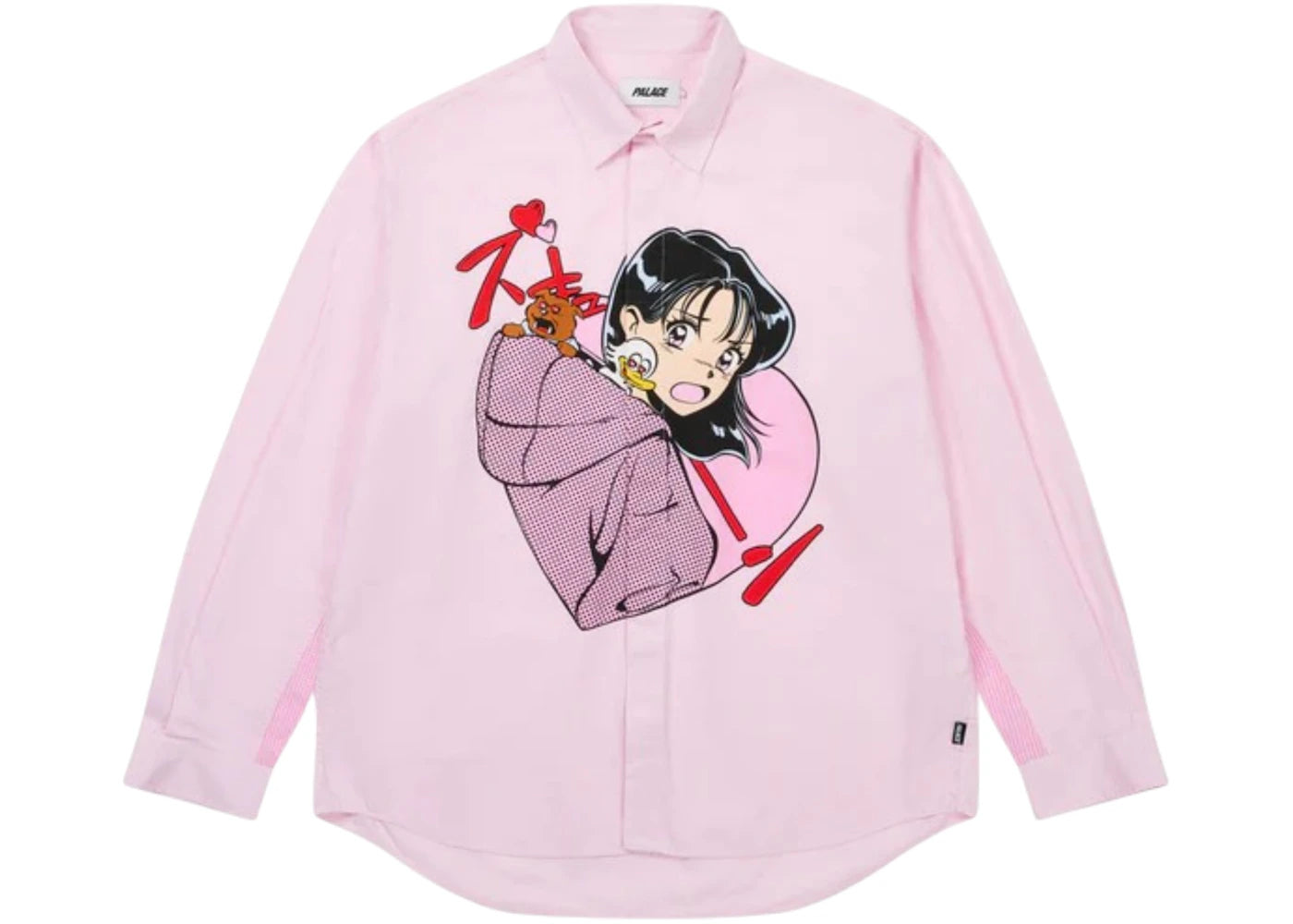 Palace Rear View Shirt Pink