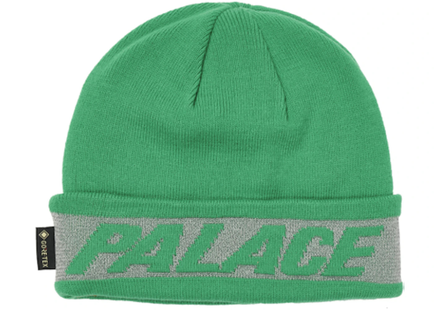 Palace Reflective Jacquard Gore-Tex Beanie Green