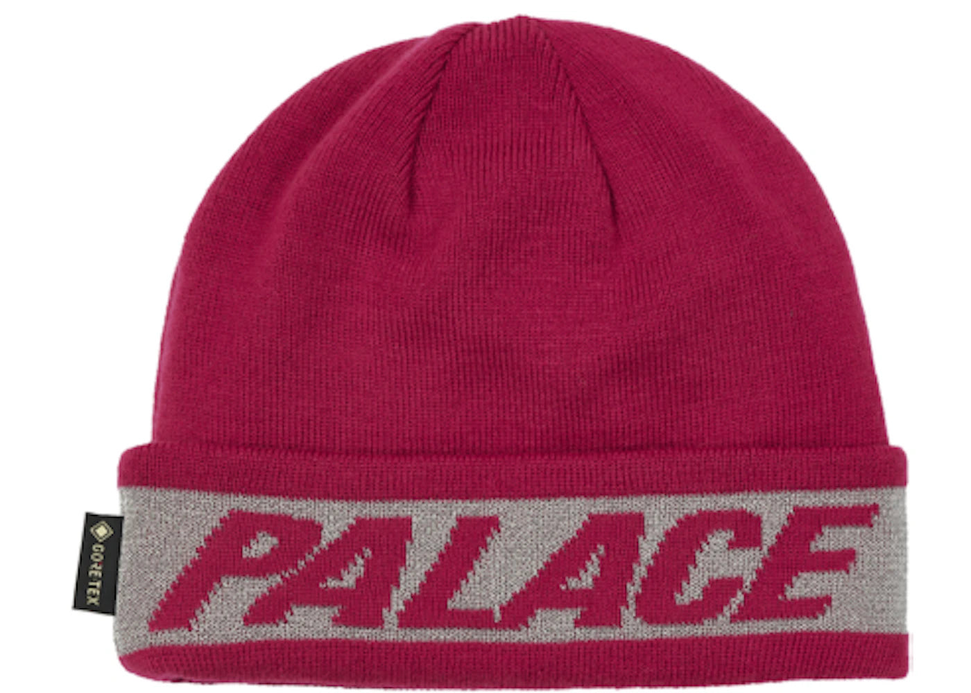 Palace Reflective Jacquard Gore-Tex Beanie Pink