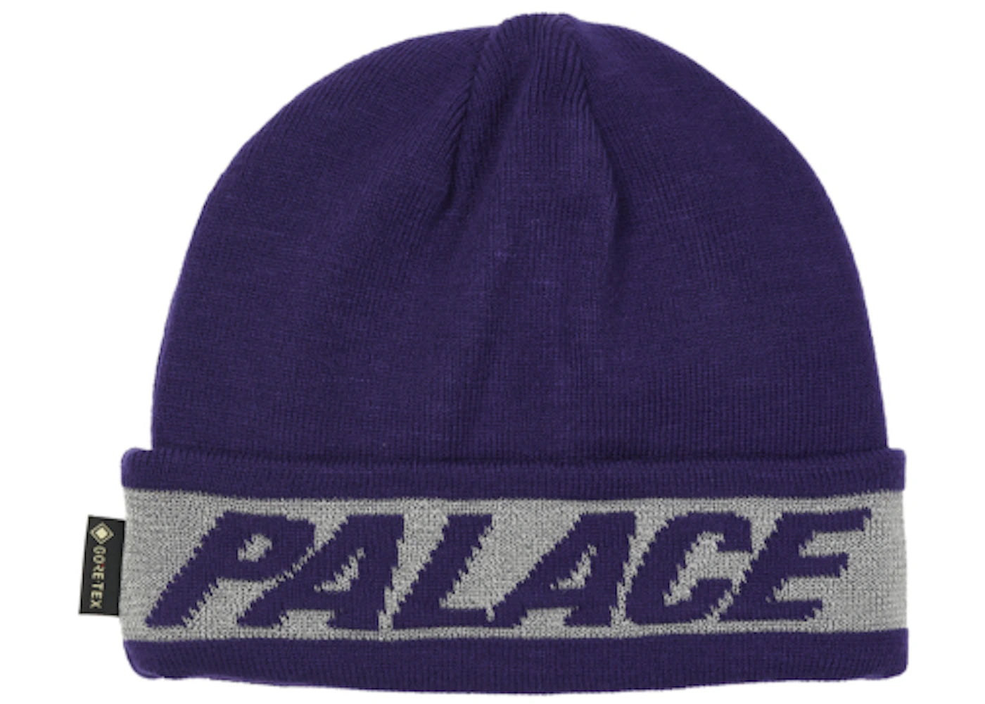 Palace Reflective Jacquard Gore-Tex Beanie Purple