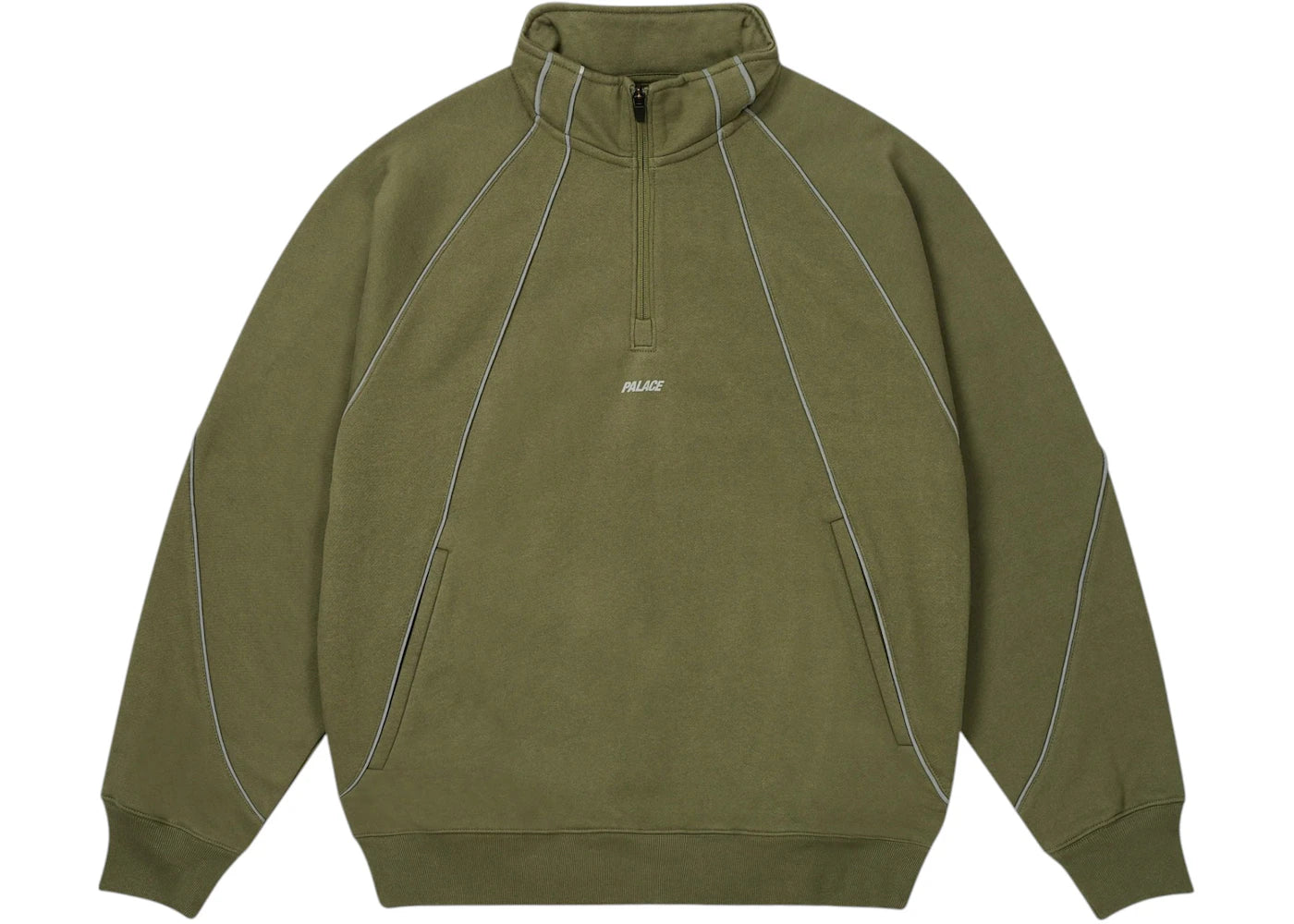 Palace Reflecto 1/4 Zip The Deep Green