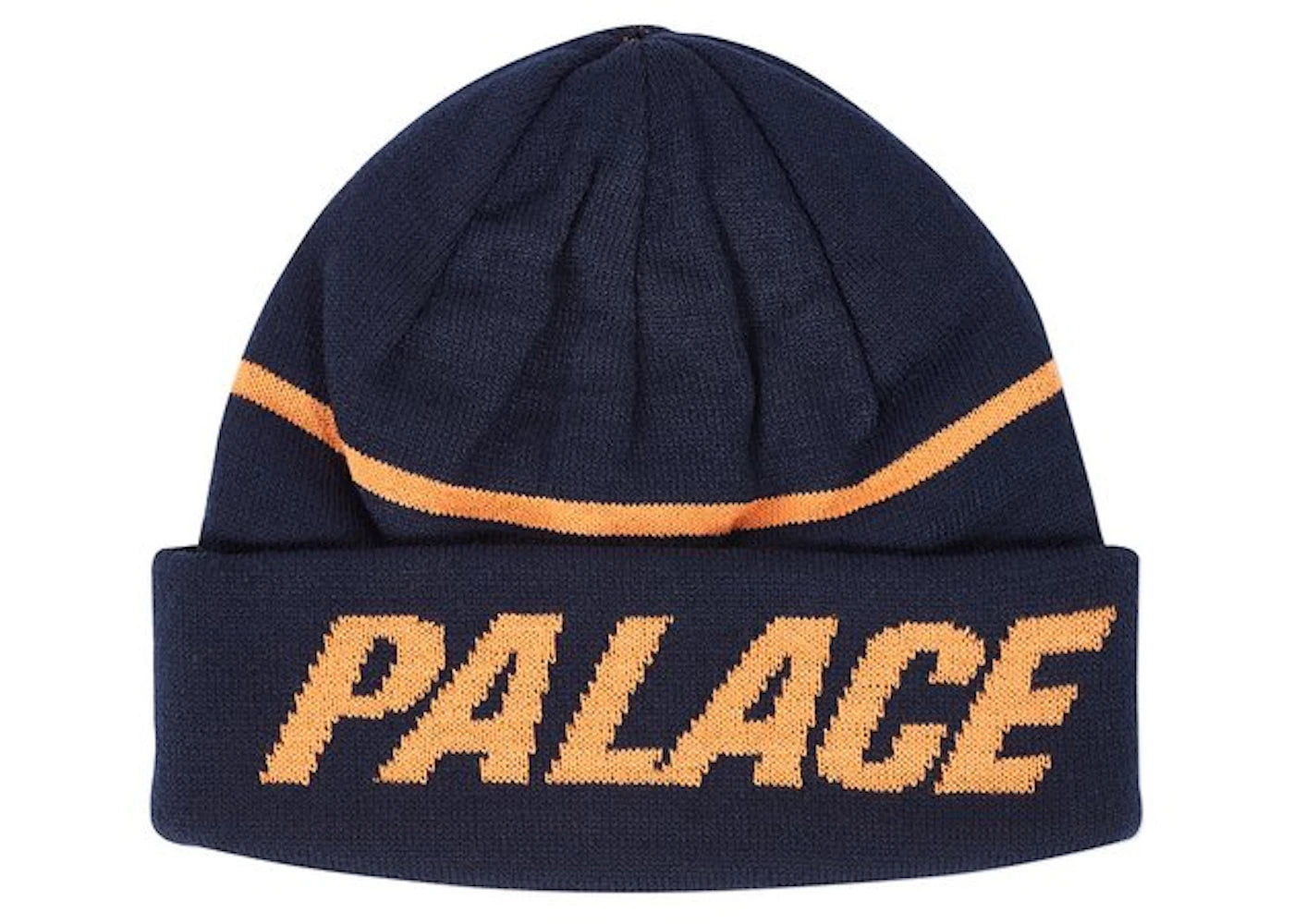 Palace Reversible Beanie Navy/Orange