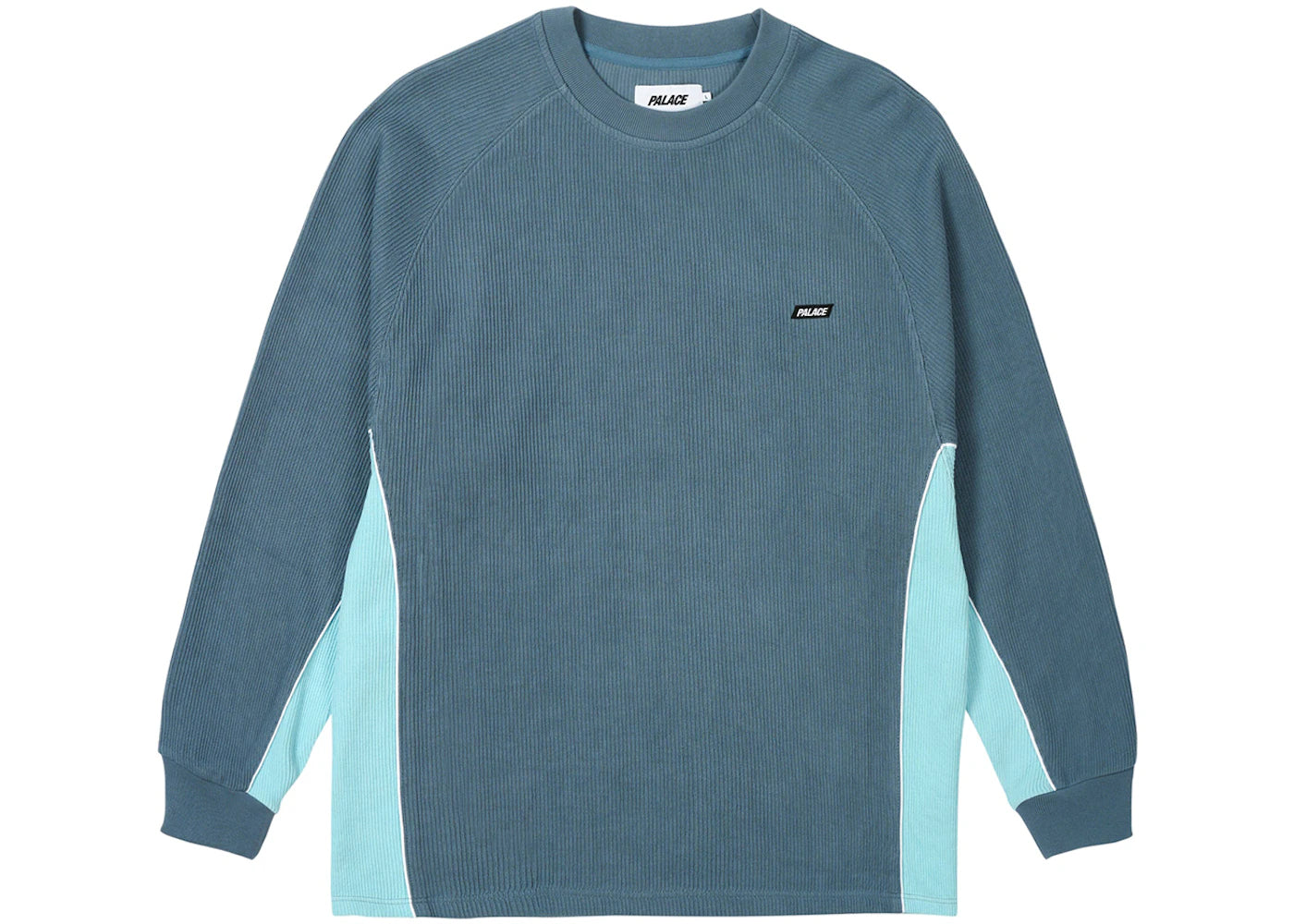 Palace Rib Jersey Longsleeve Faint Blue