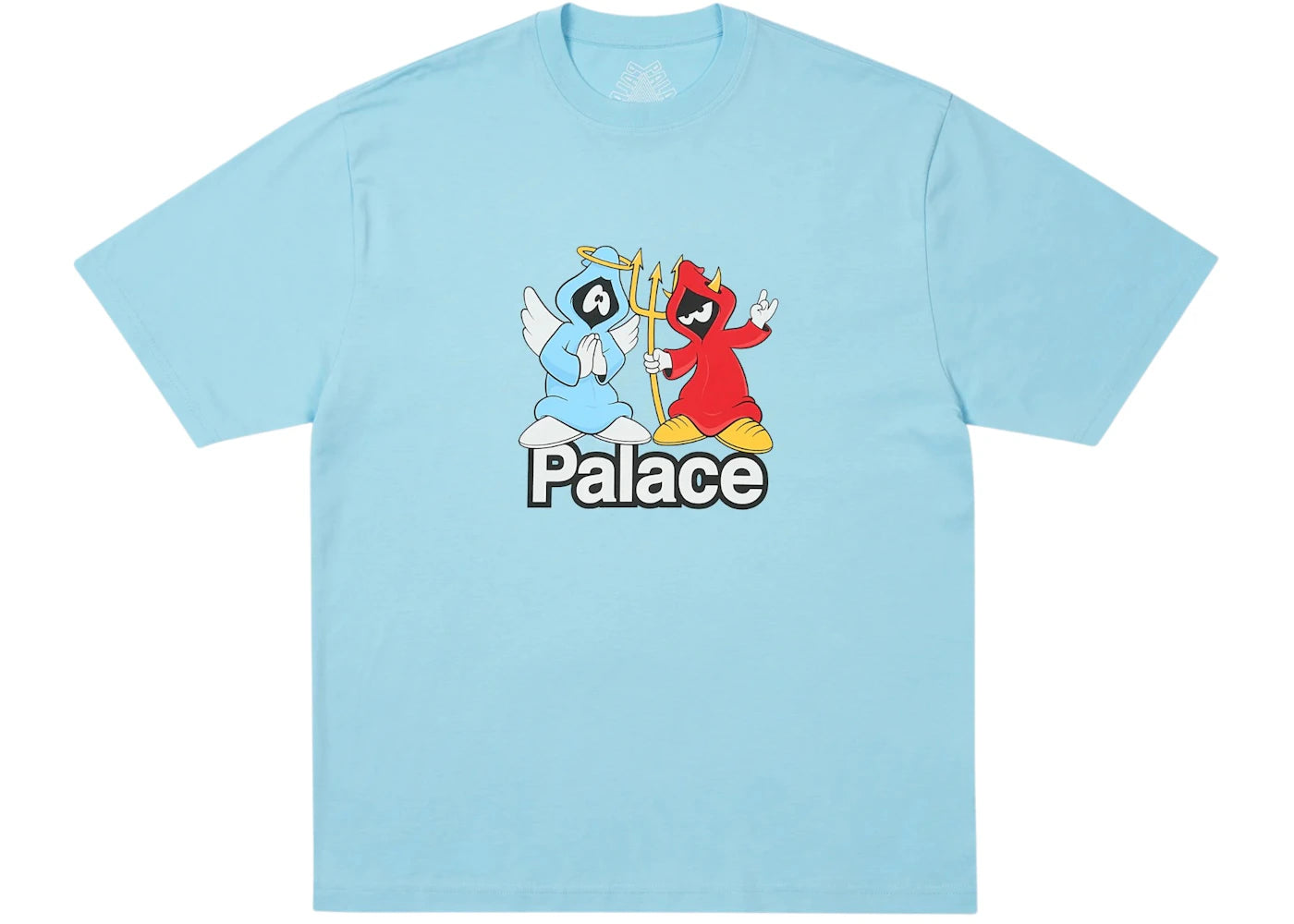 Palace Right And Wrong T-Shirt Skyline Blue
