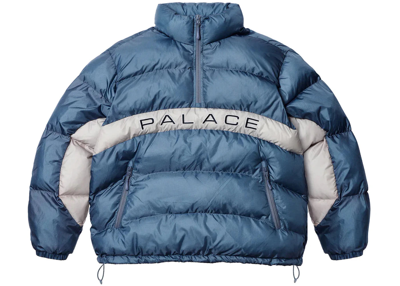Palace Ripstop Arc Puffer Jacket Blue