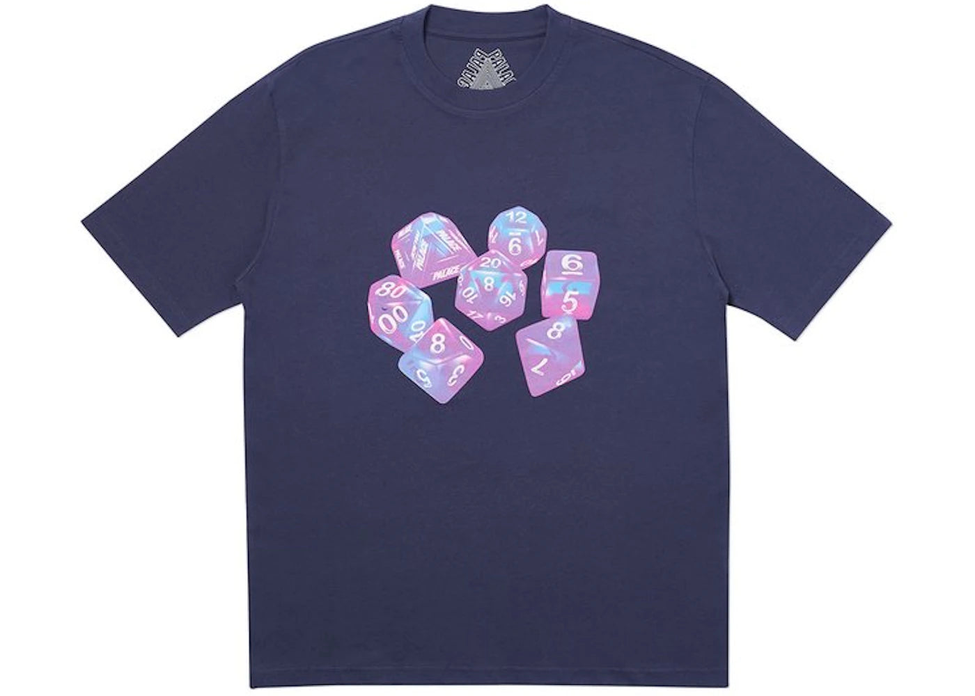 Palace Roll Das Dice Pay Das Price T-shirt Navy