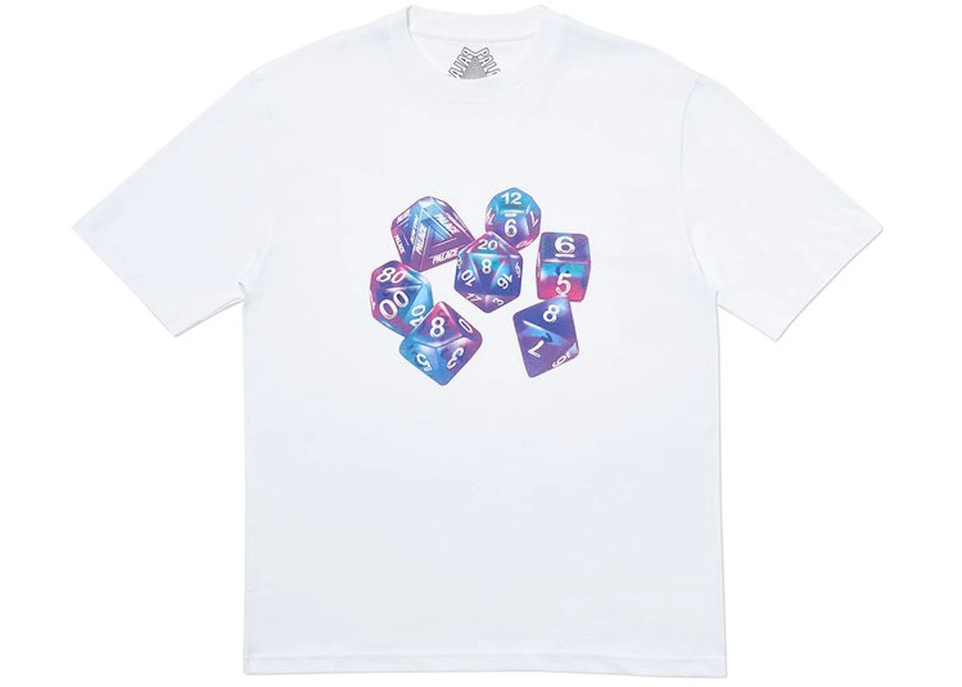 Palace Roll Das Dice Pay Das Price T-Shirt White