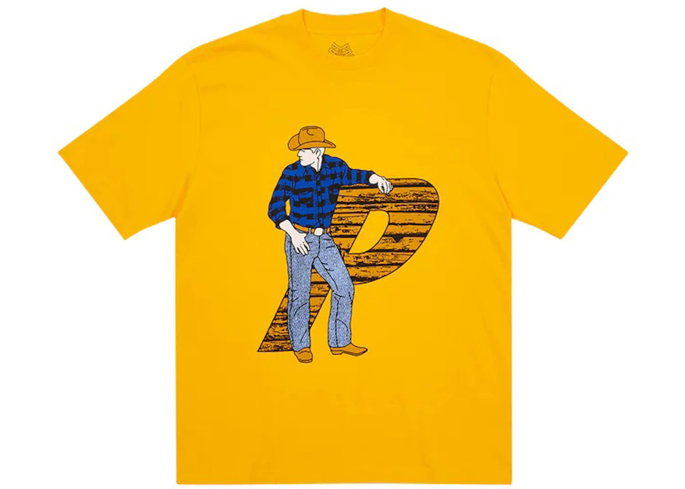 Palace Saddle Up T-shirt Yellow