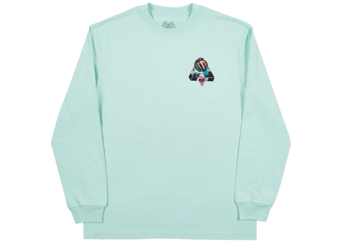 Palace Sans Ferg Longsleeve T-shirt Duck Egg Blue