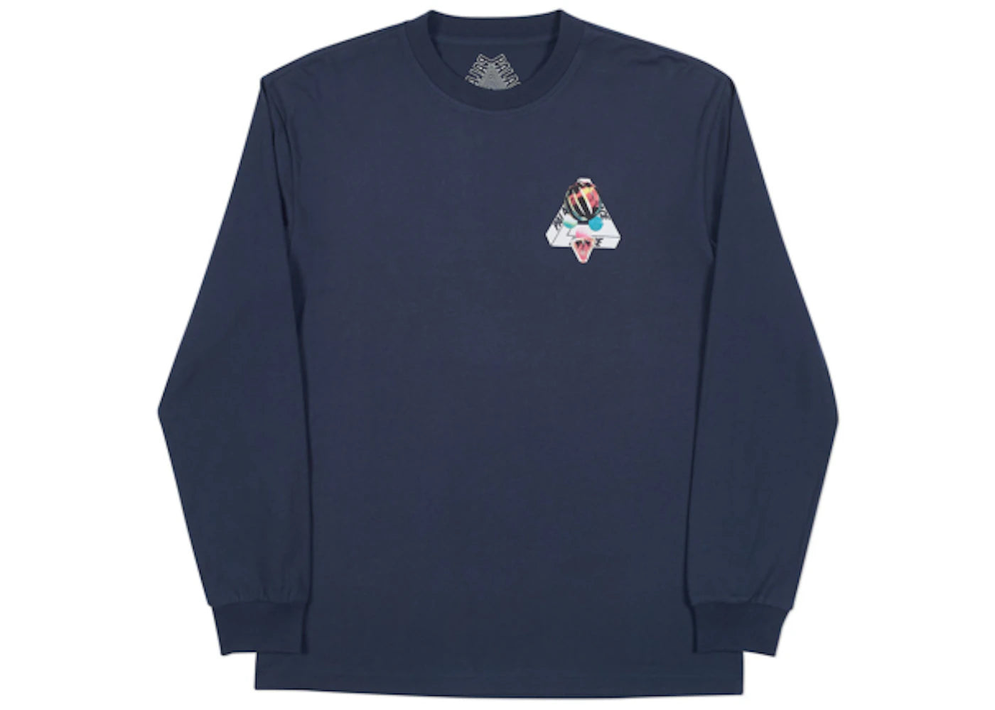 Palace Sans Ferg Longsleeve T-Shirt Navy
