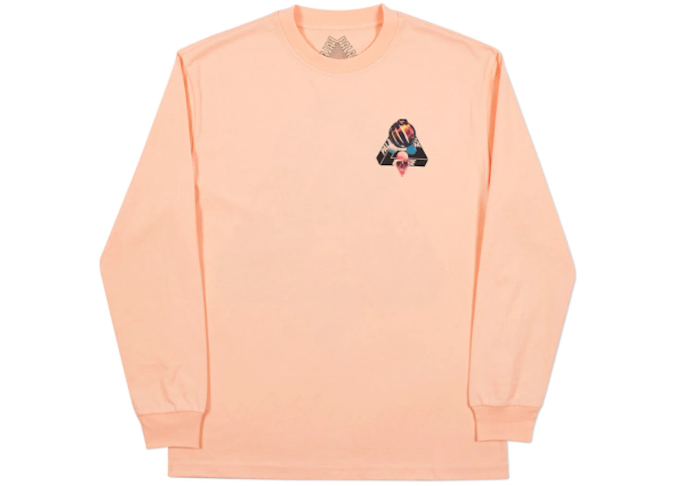 Palace Sans Ferg Longsleeve T-Shirt Peach