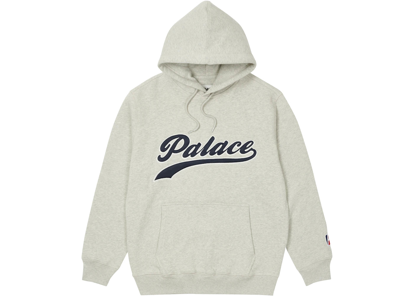 Palace Satin Hood Grey Marl