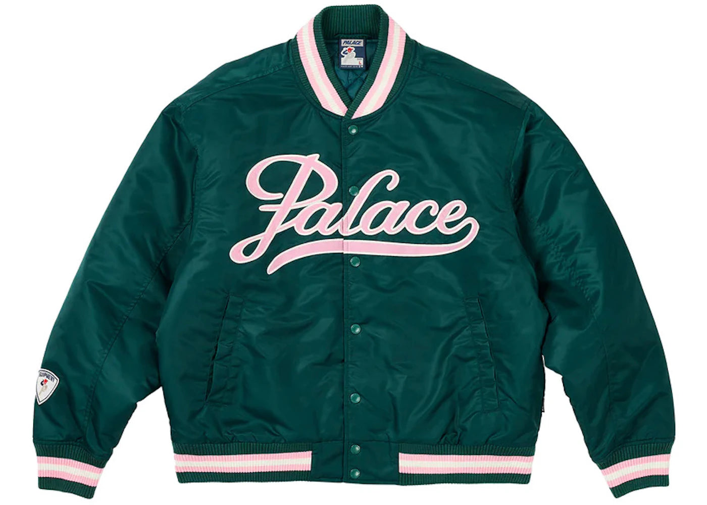 Palace Satin The Arena Jacket Green