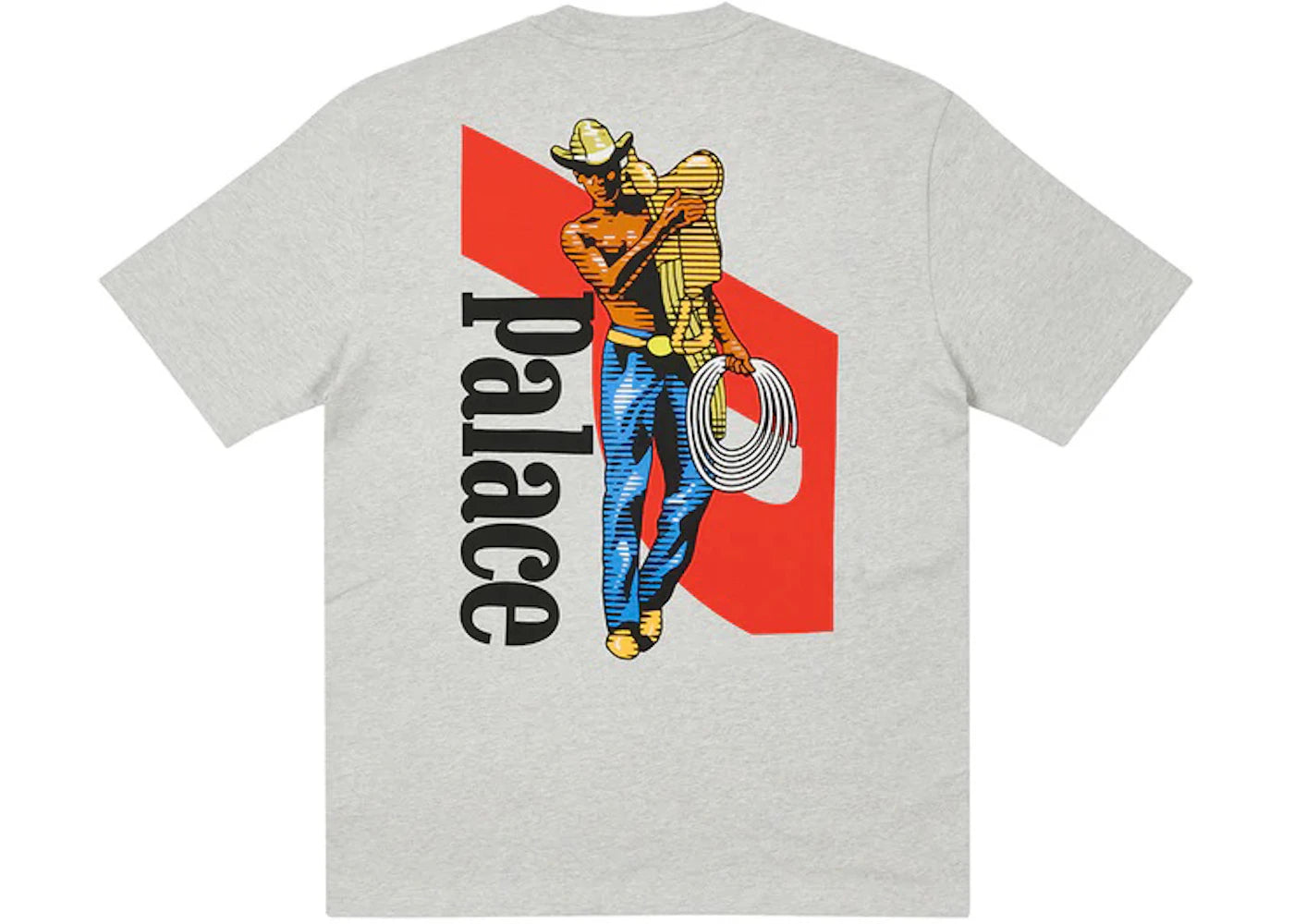 Palace Saves T-shirt Grey Marl