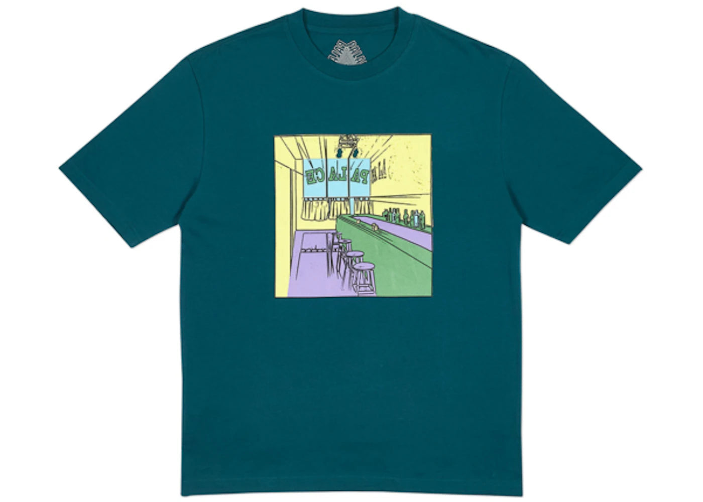 Palace Scheisse Face T-shirt Forest Green