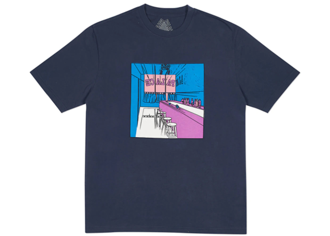 Palace Scheisse Face T-shirt Navy
