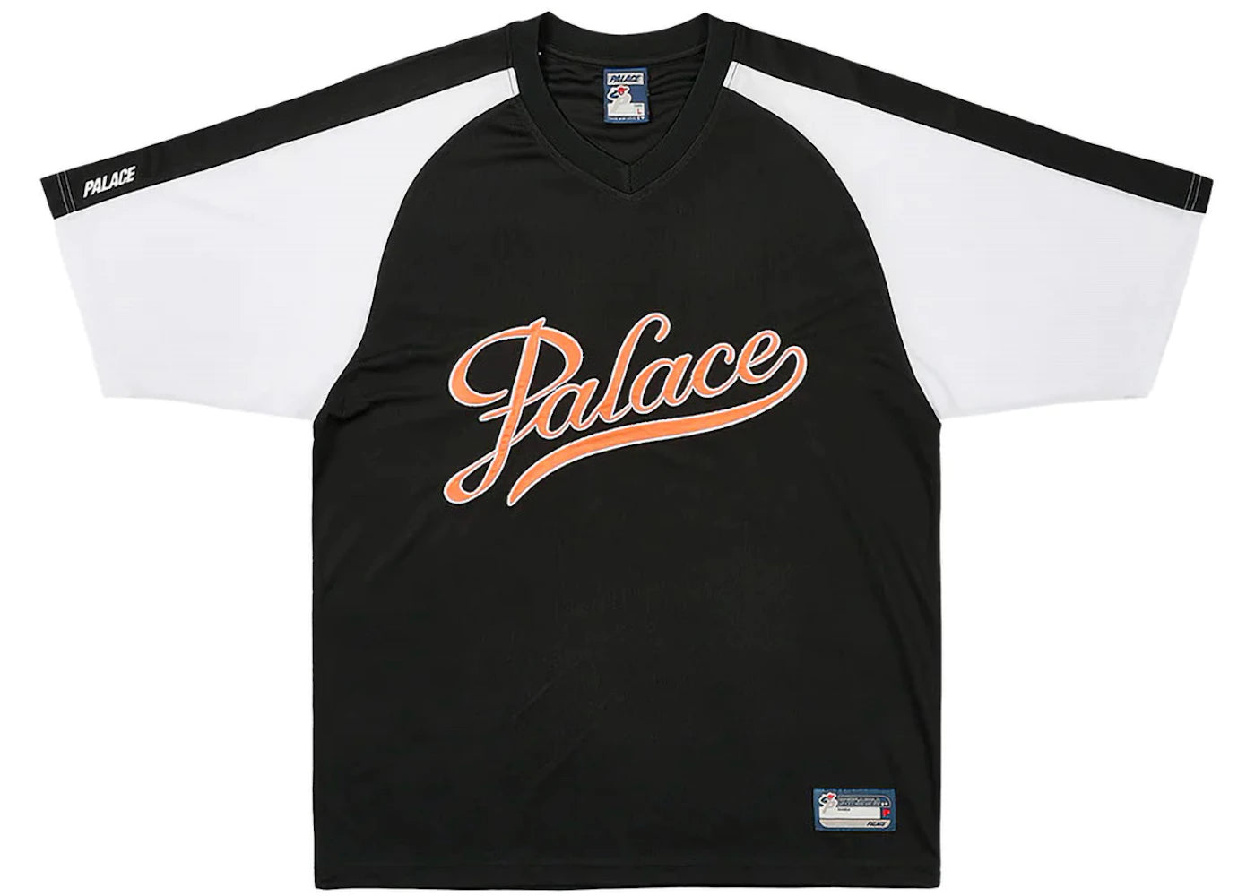 Palace Script Jersey Black – Side Kicks