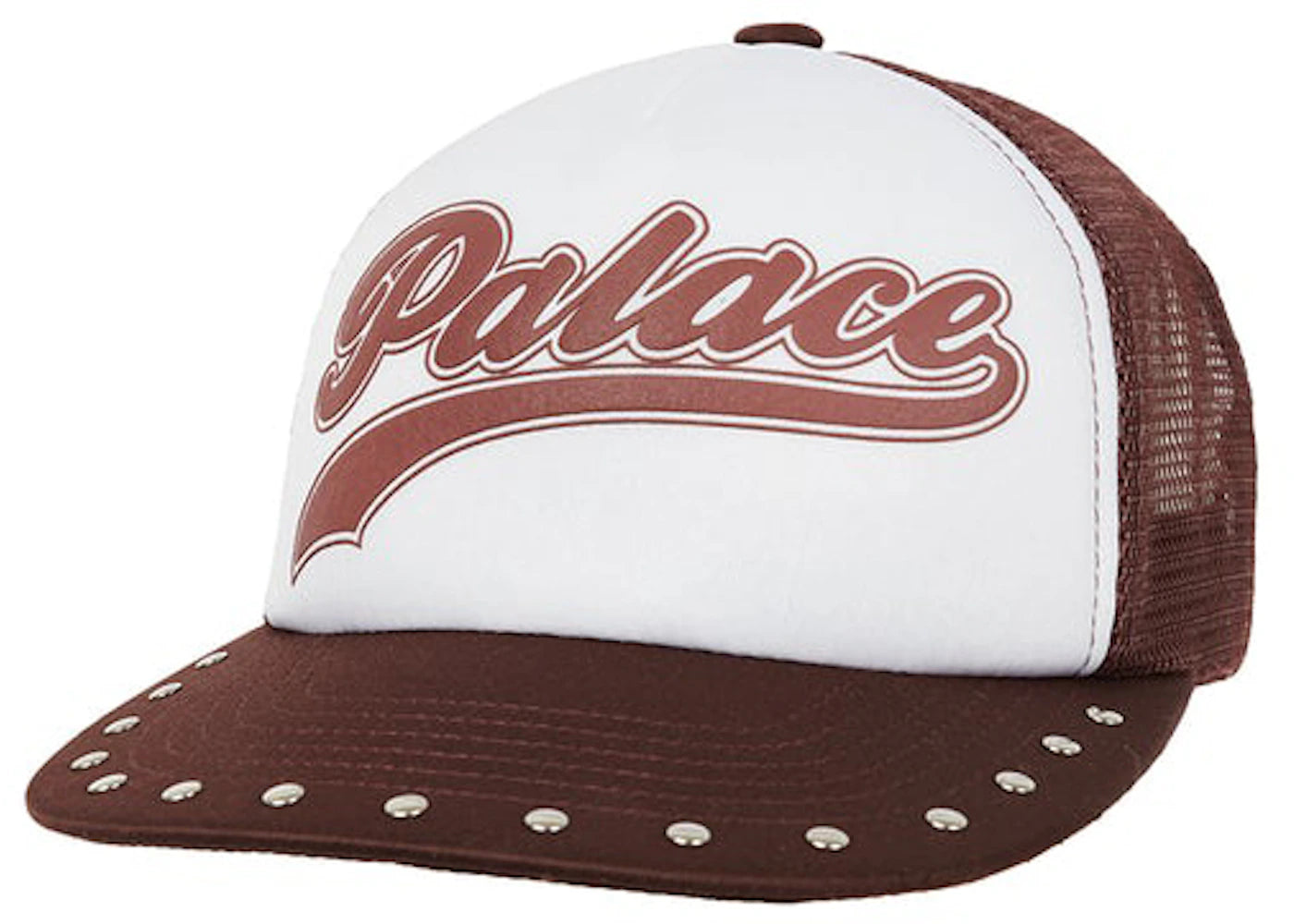 Palace Script Mesh Back 5-Panel Brown