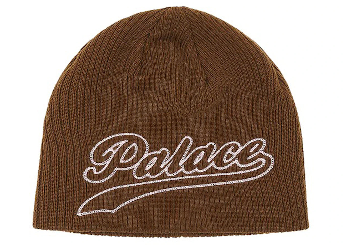 Palace Script Nein Cuff Beanie Mocha