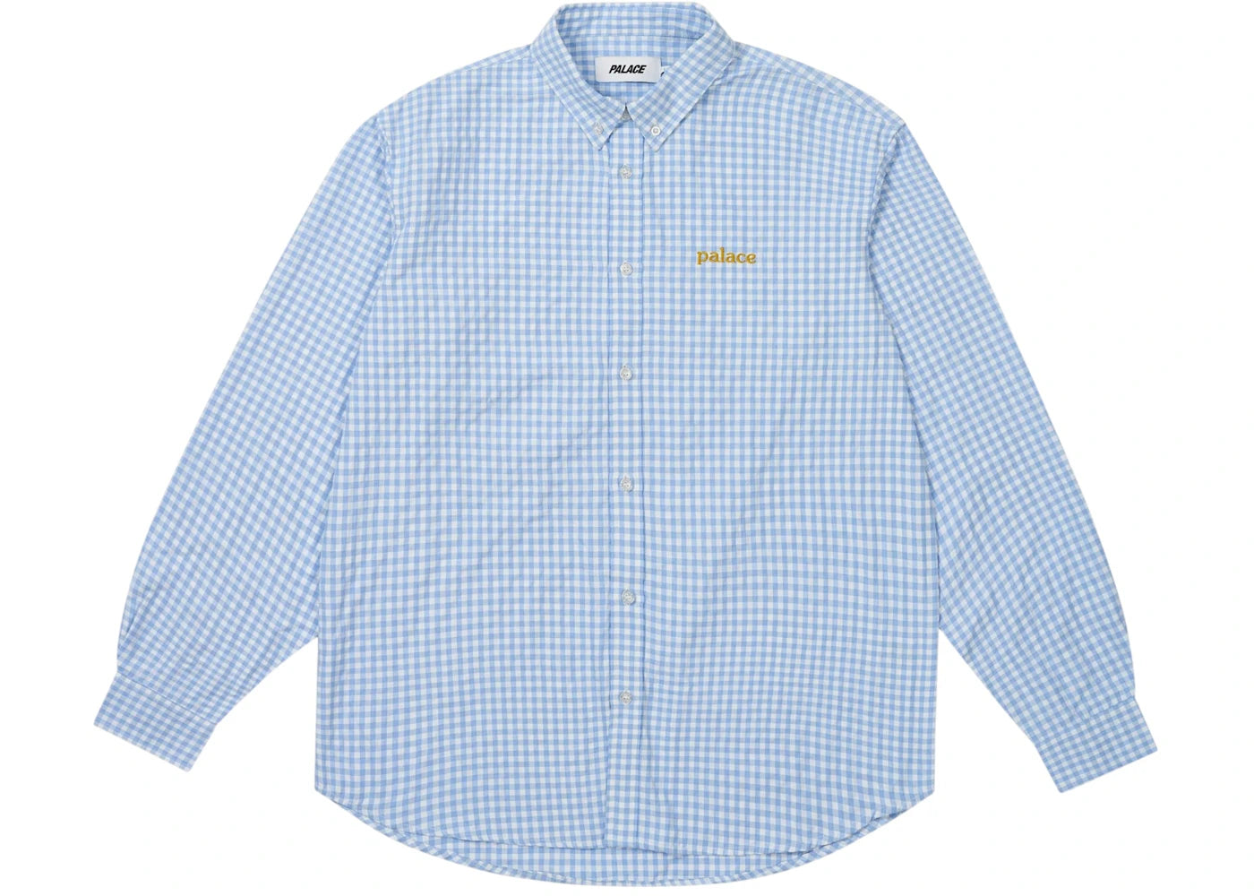 Palace Seersucker Oxford Shirt Blue Gingham