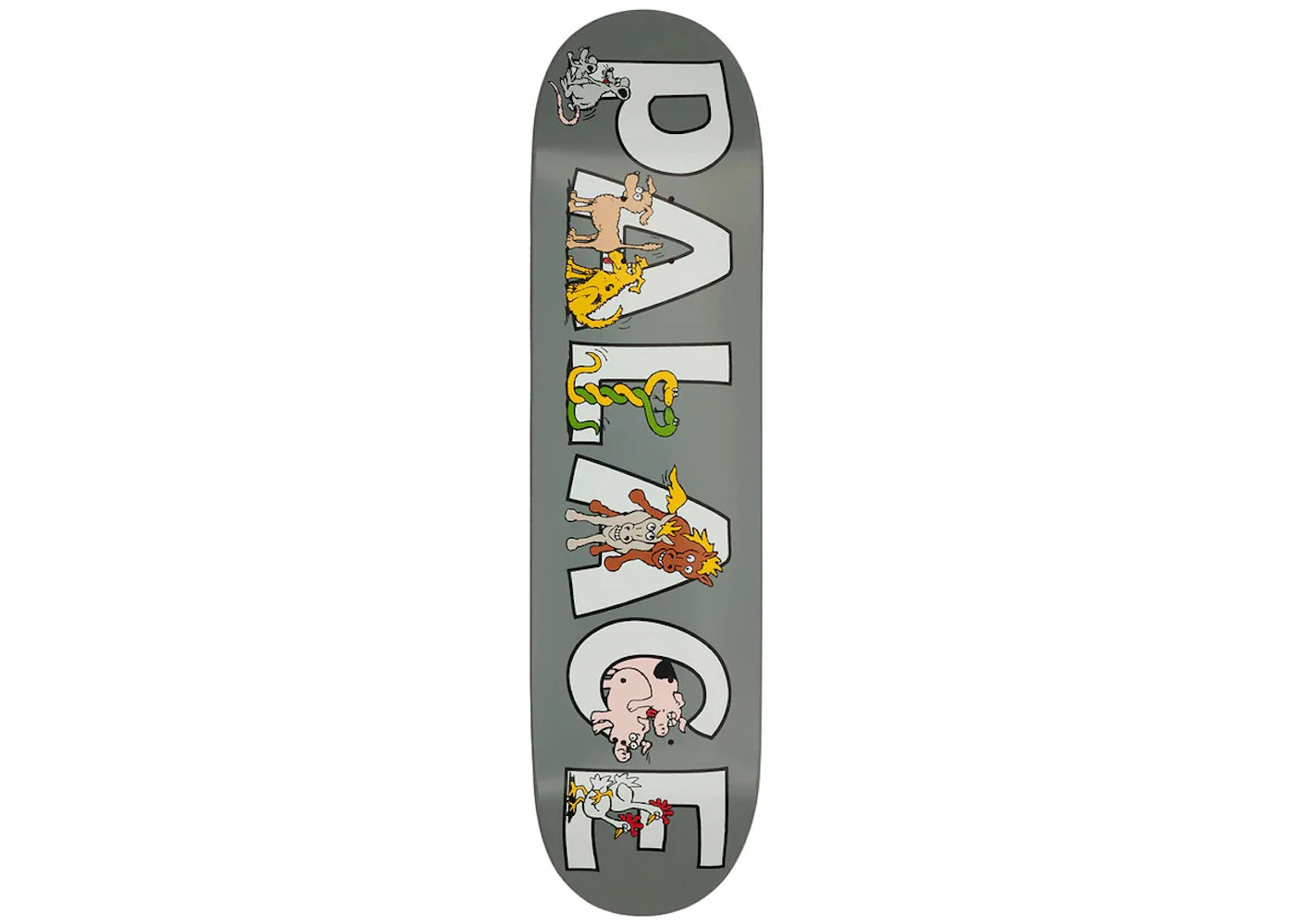 Palace Session Skateboard Deck Grey