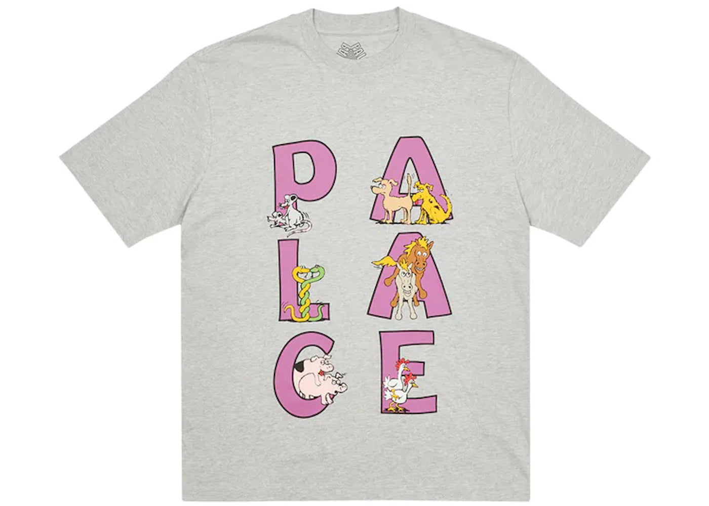 Palace Session T-shirt Grey Marl