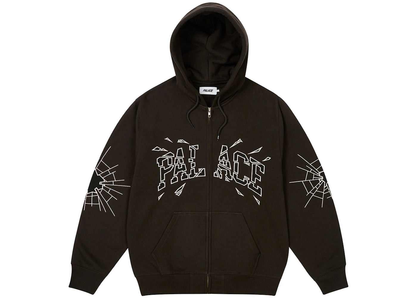Palace Shatter Zip Hood Black