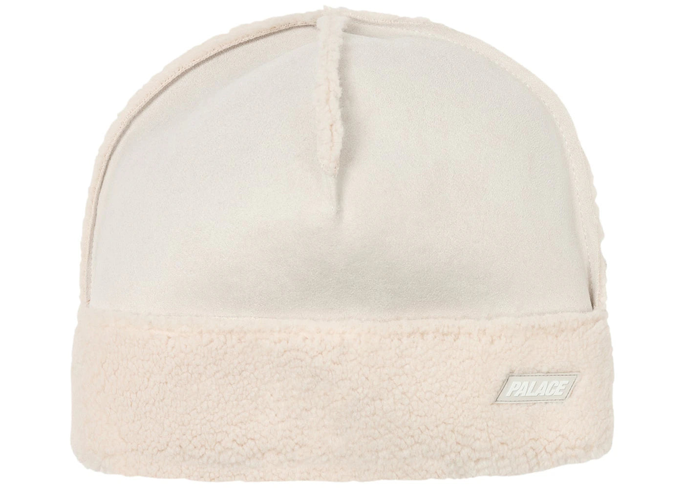 Palace Shearling Beanie Soft White