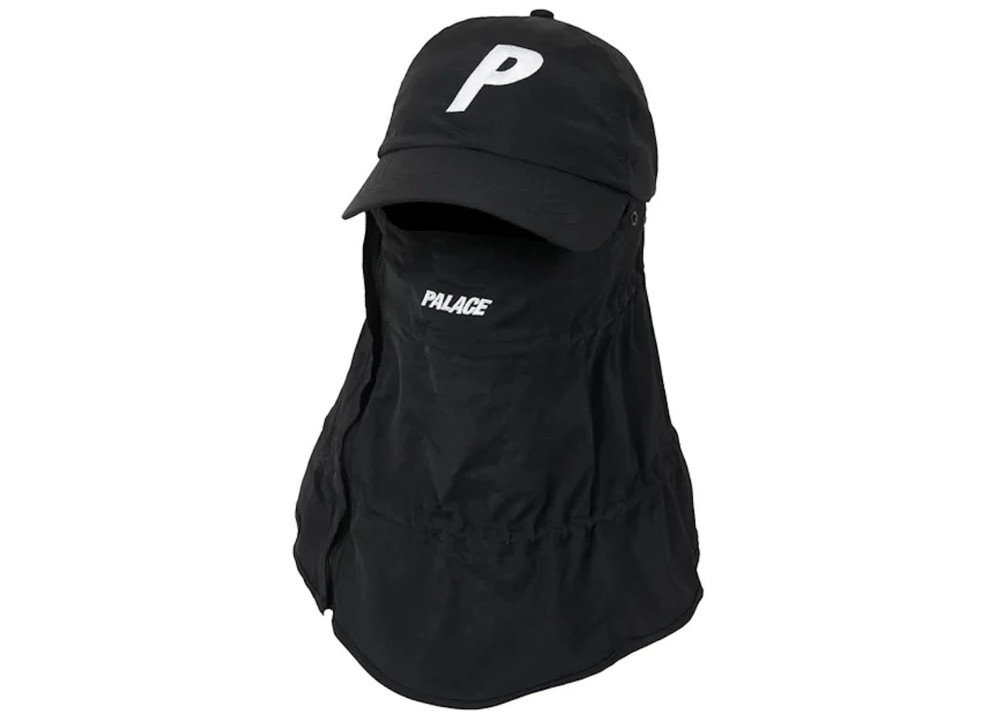 Palace Shell Facemask P 6-Panel Black