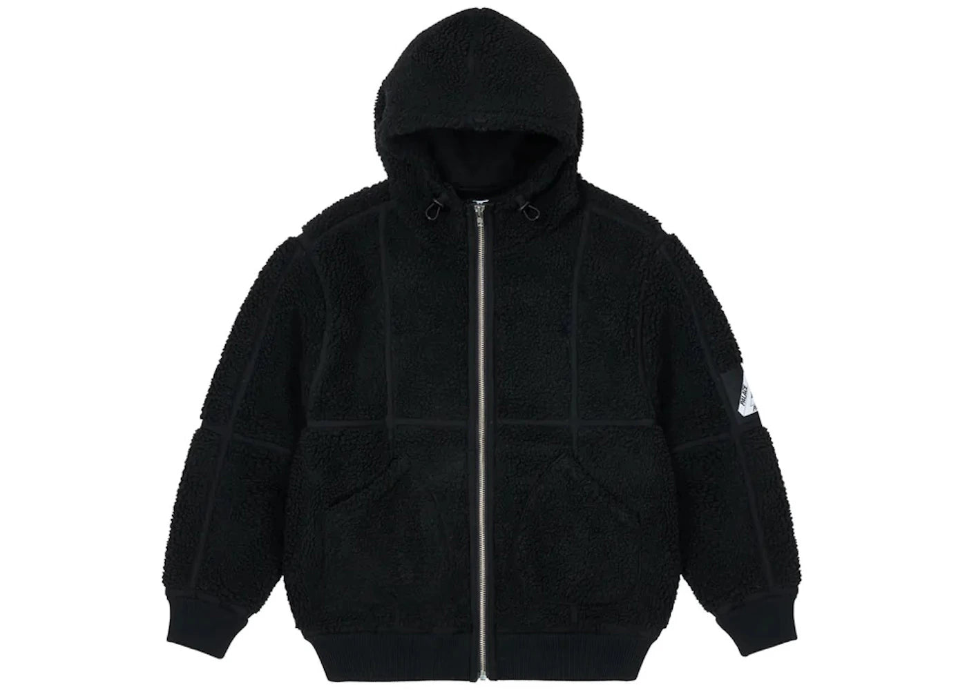 Palace Sherpa Hooded Jacket Black