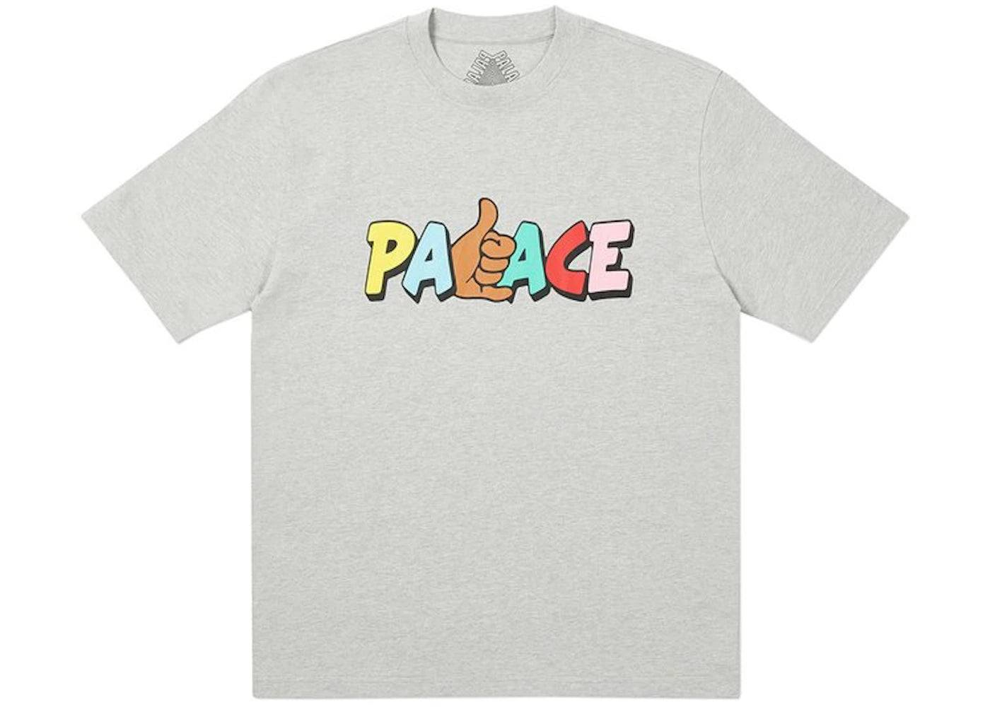 Palace Shitfaced Shaka T-shirt Grey Marl