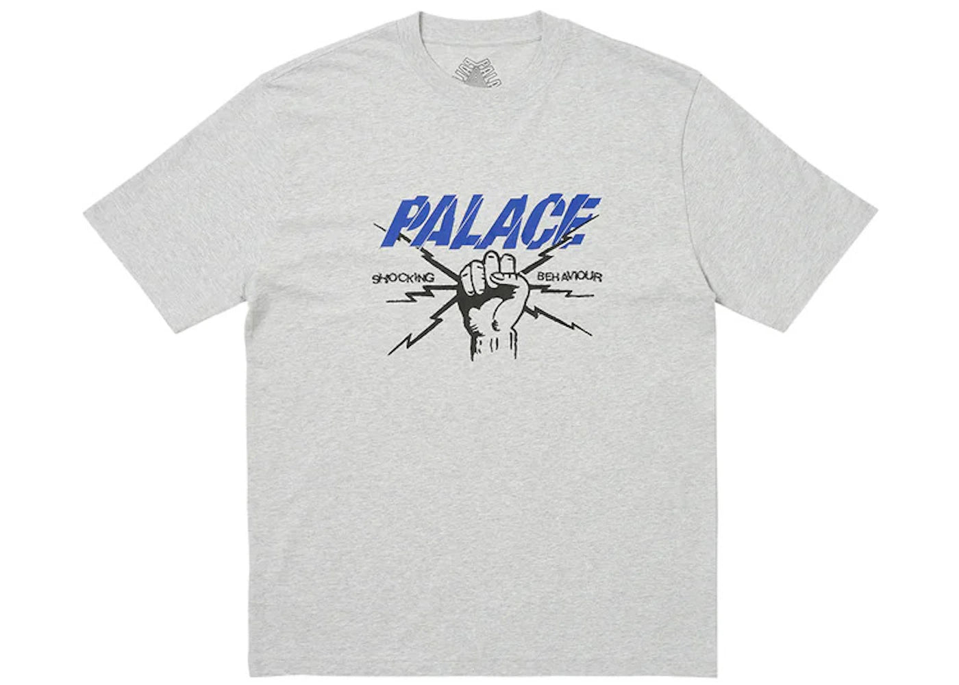 Palace Shocking Behaviour T-Shirt Grey Marl