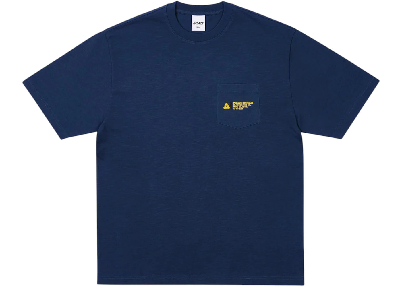 Palace Shop Locator Pocket Hongdae T-Shirt Navy