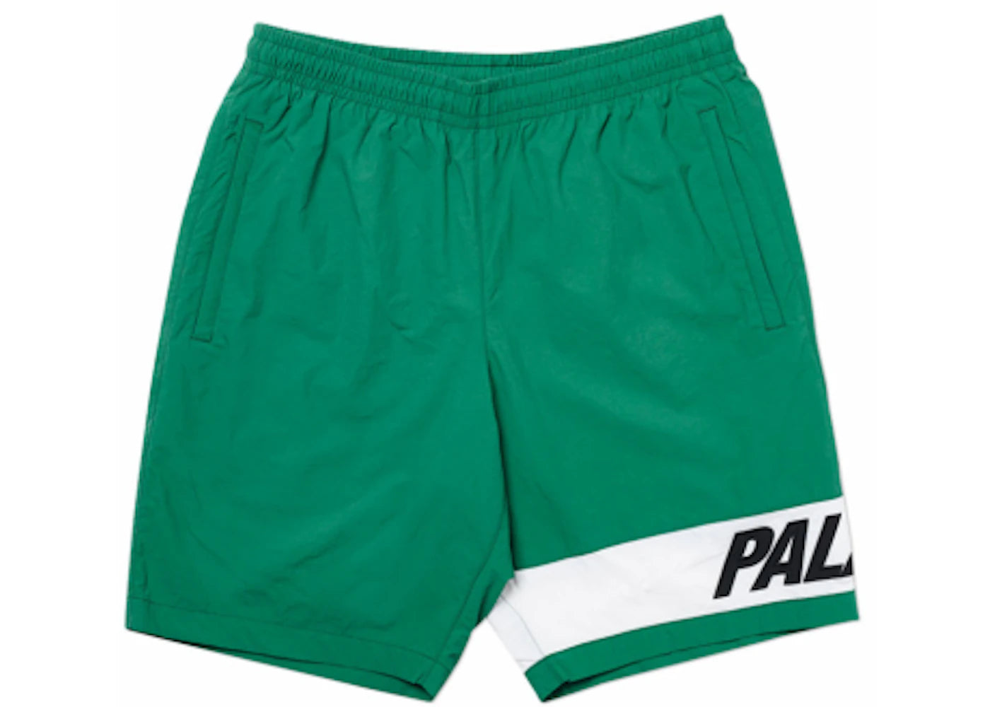 Palace Side Shorts Green/White