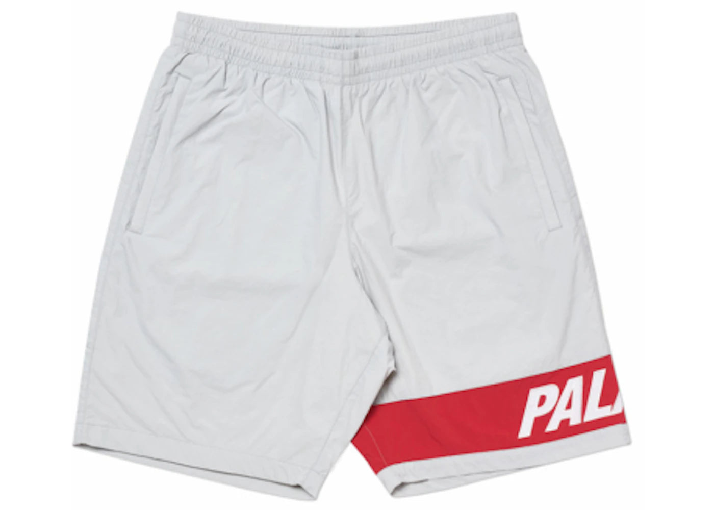 Palace Side Shorts Grey/Red