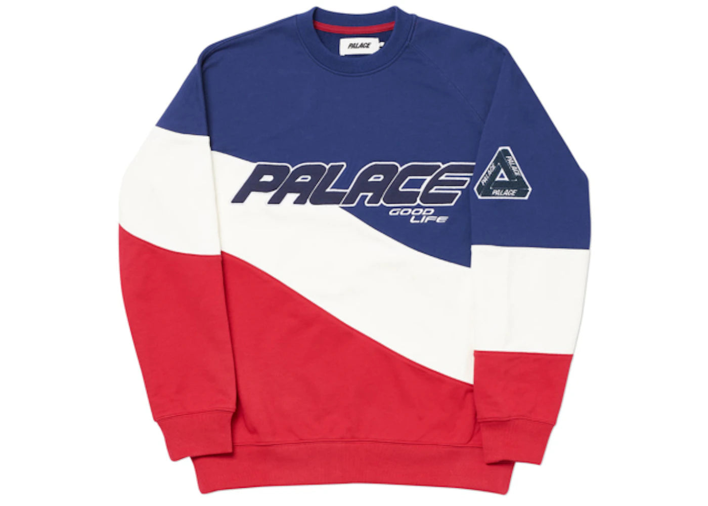 Palace Sign Das Waver Crew Blue/White/Red