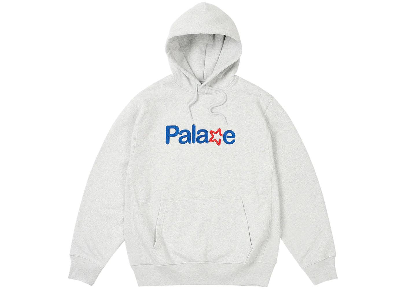 Palace Signature Hood (FW23) Grey Marl