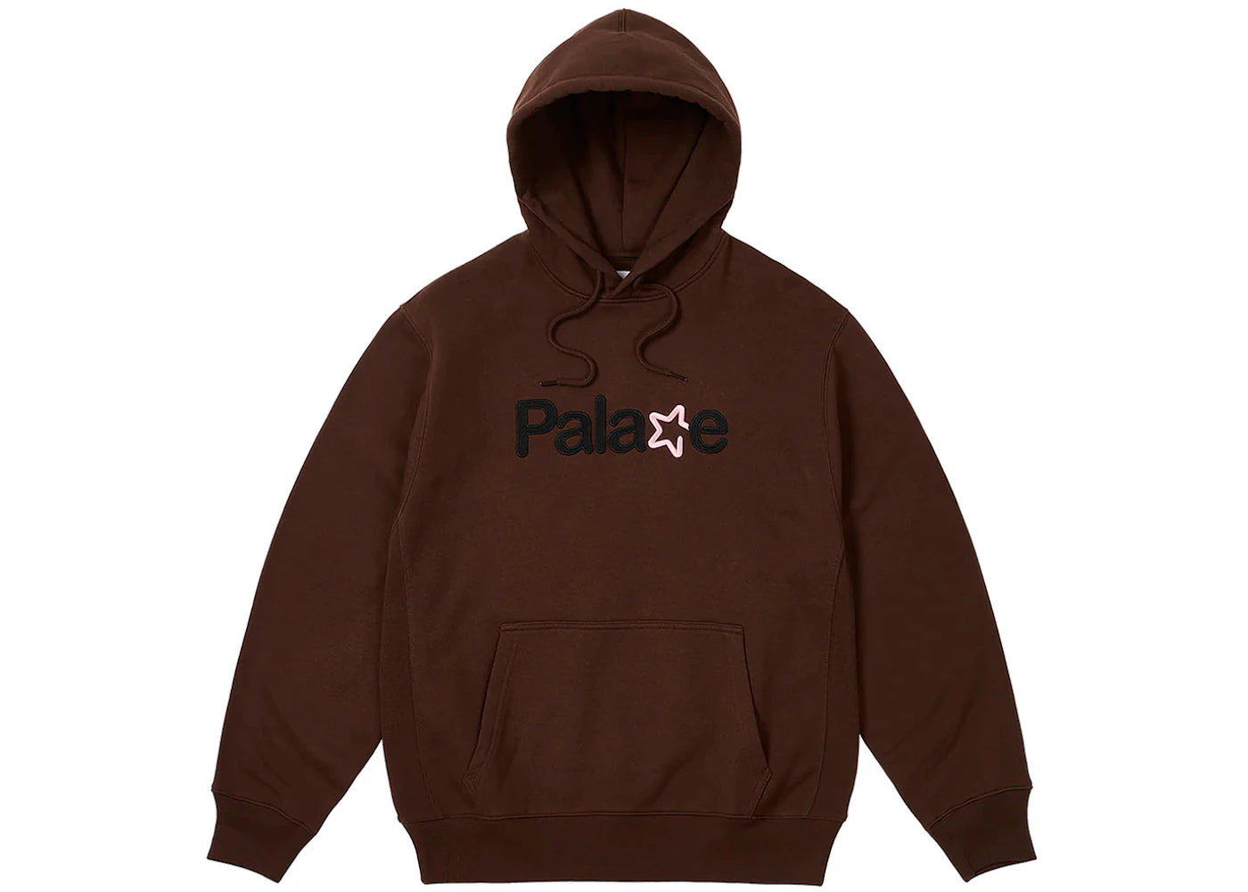 Palace Signature Hood (FW23) Nice Brown
