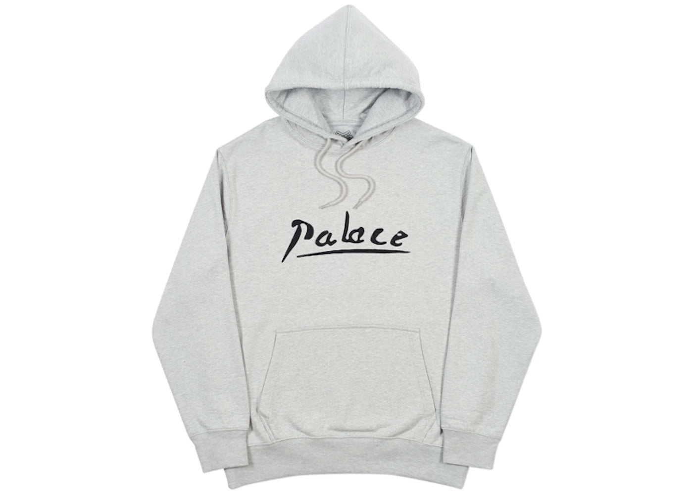 Palace Signature Hood Grey Marl