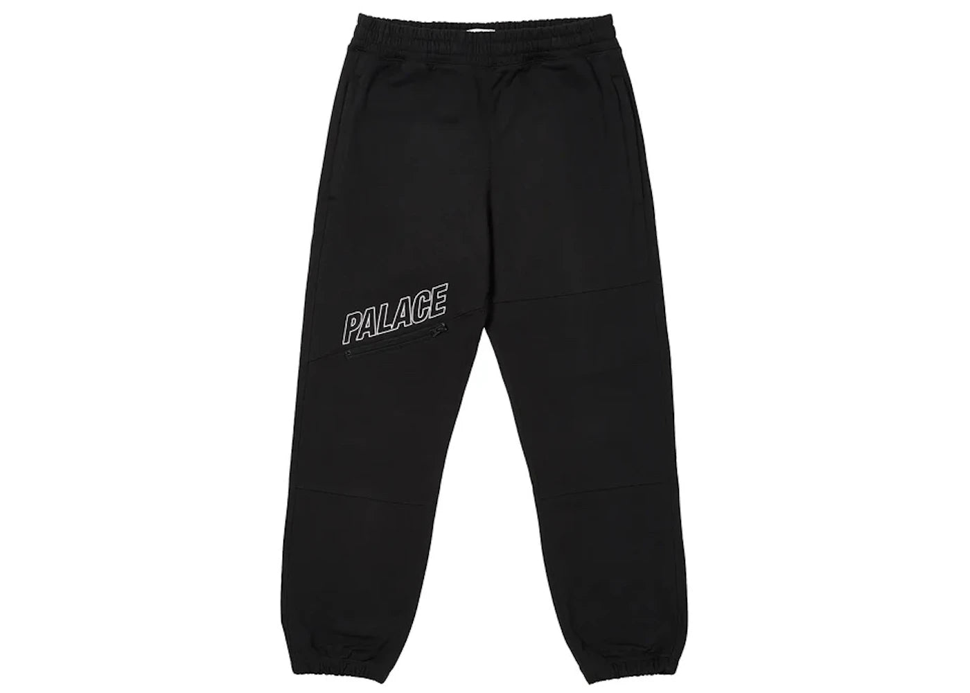 Palace Slant Zip Joggers Black