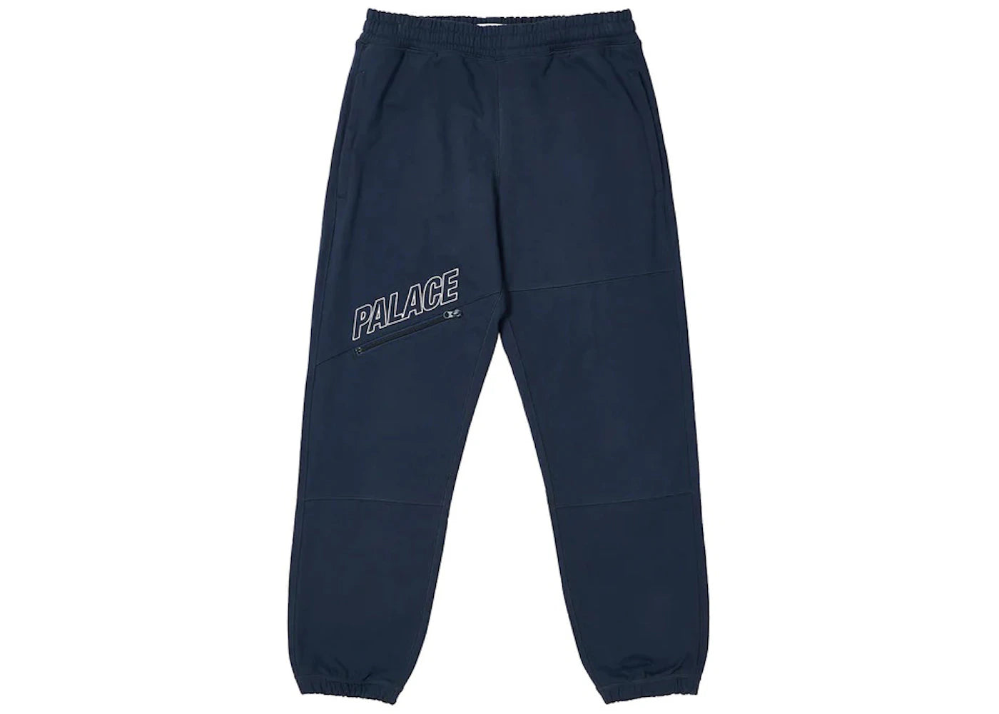 Palace Slant Zip Joggers Blue