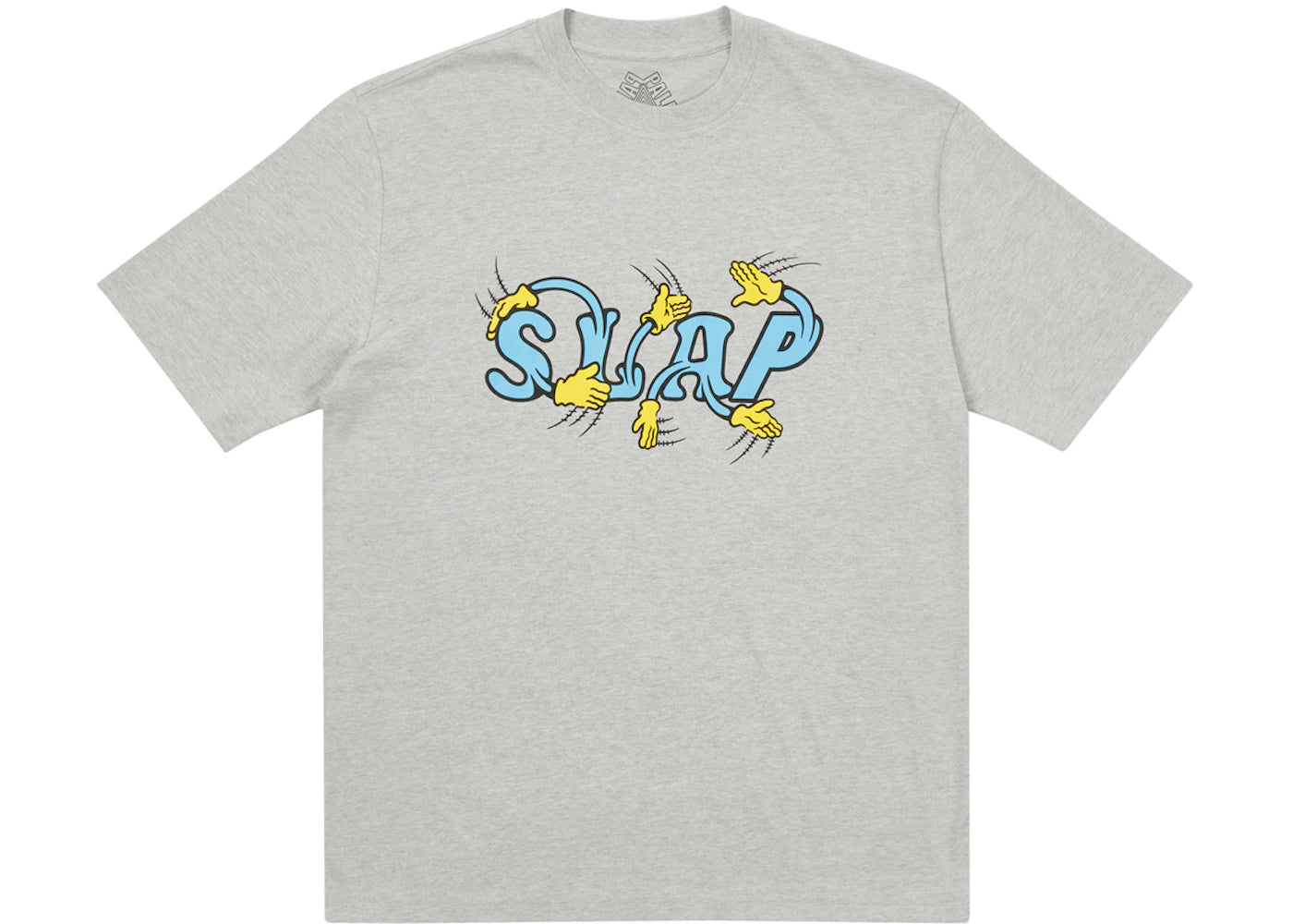Palace Slap Hands T-shirt Grey Marl