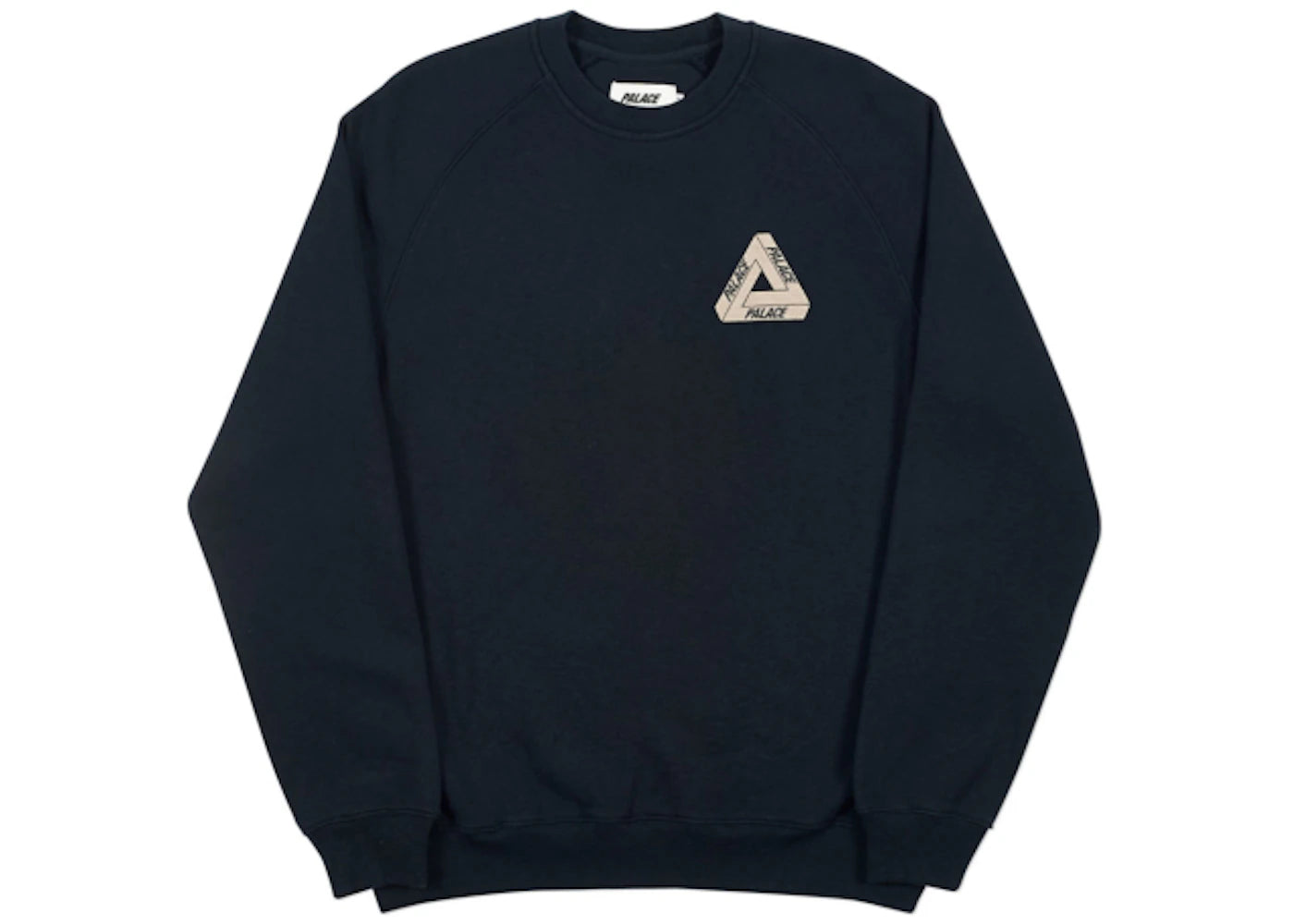 Palace Slub Crew Black