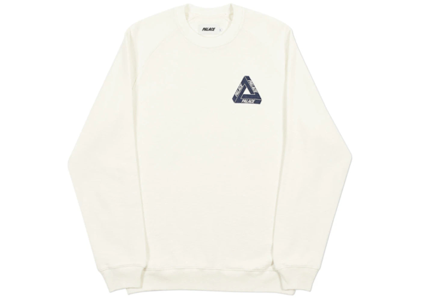 Palace Slub Crew Ecru