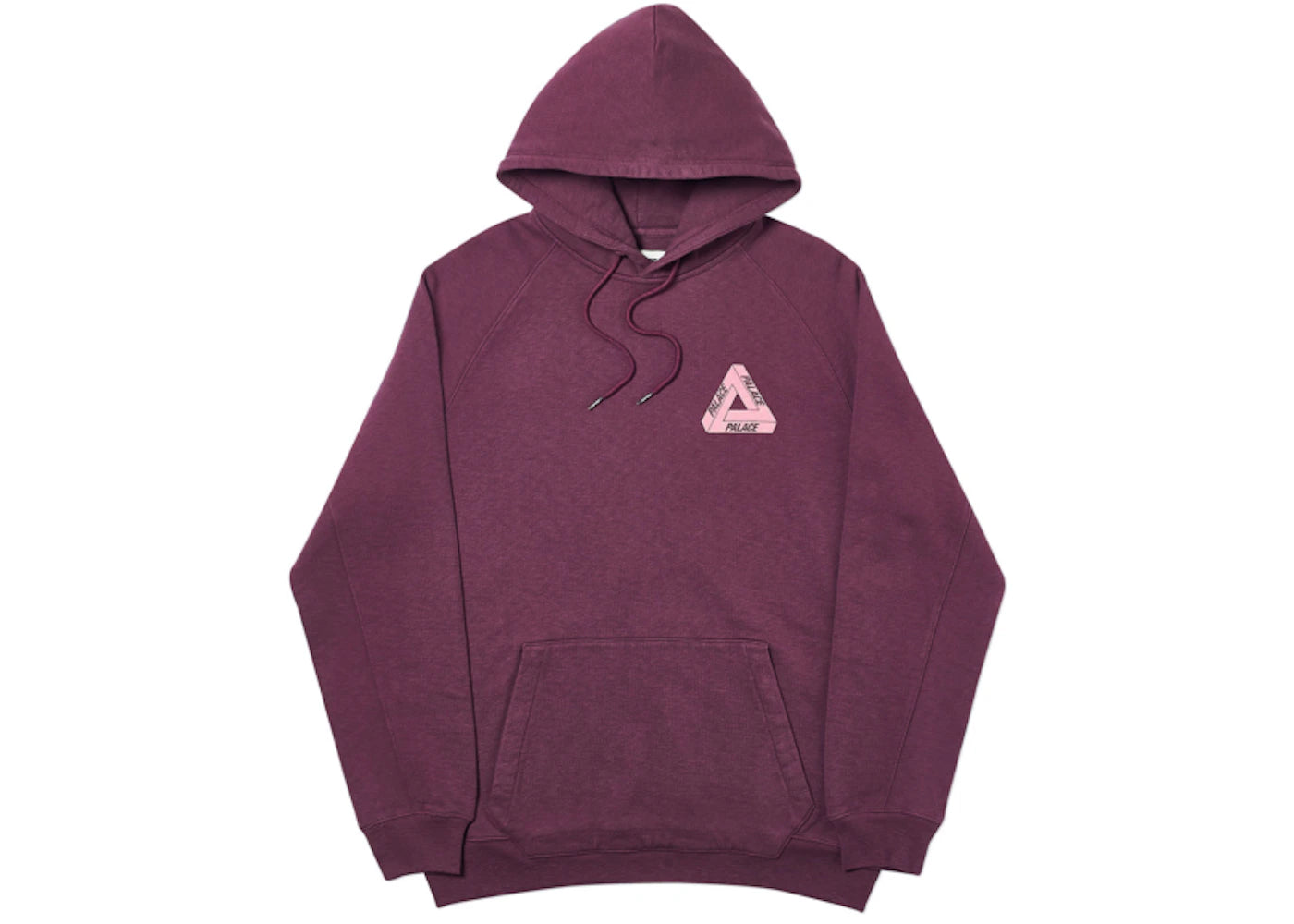 Palace Slub Hood Burgundy
